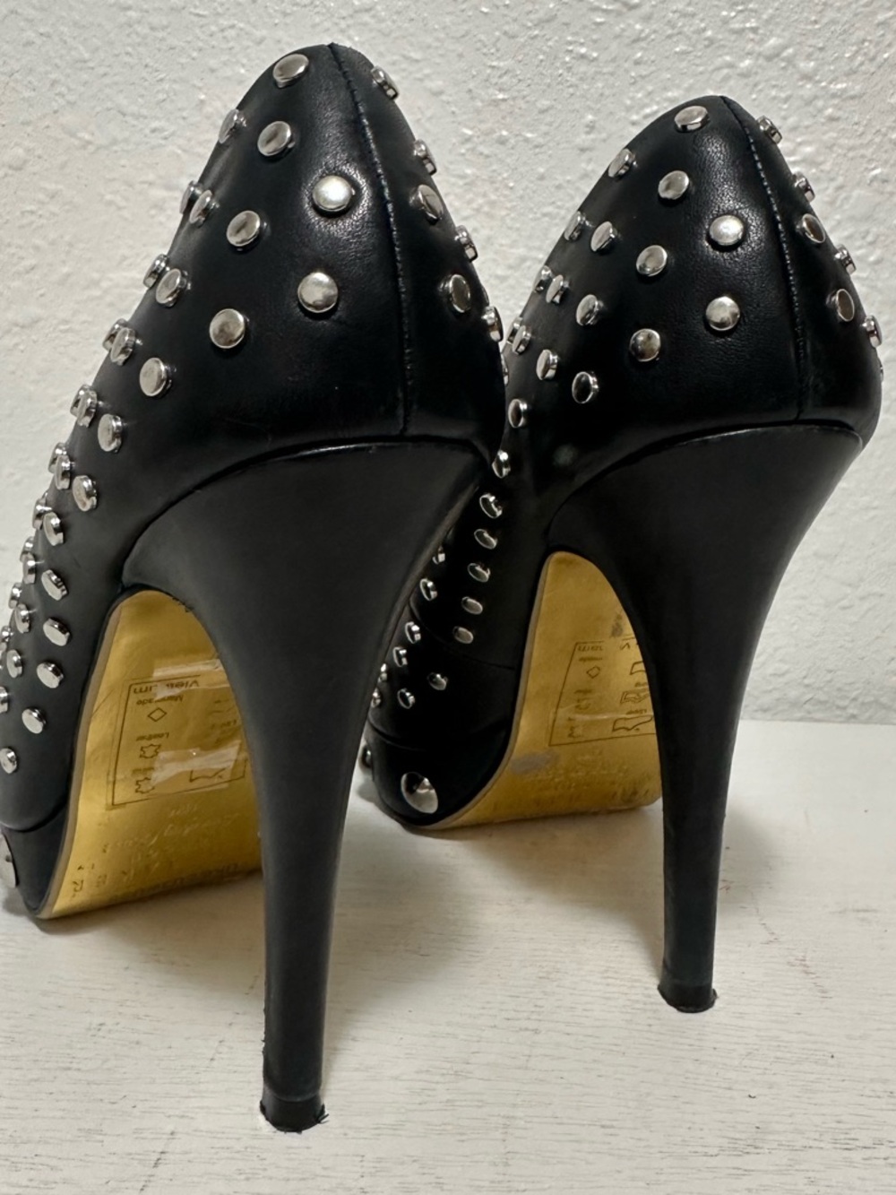Ted baker Studded Black Platform High Heels - Picture 3 of 12